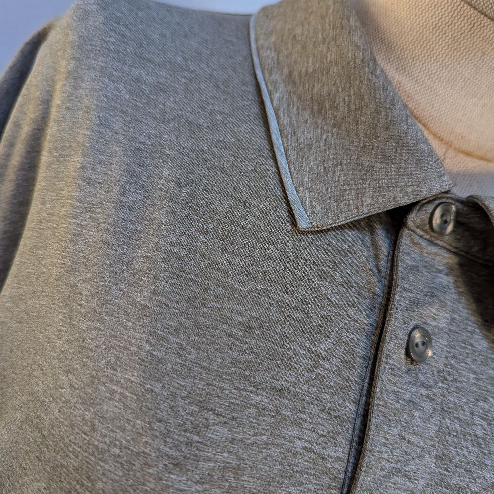 Duluth Trading Co Brown Gray Polo Shirt - XL - Picture 3 of 8